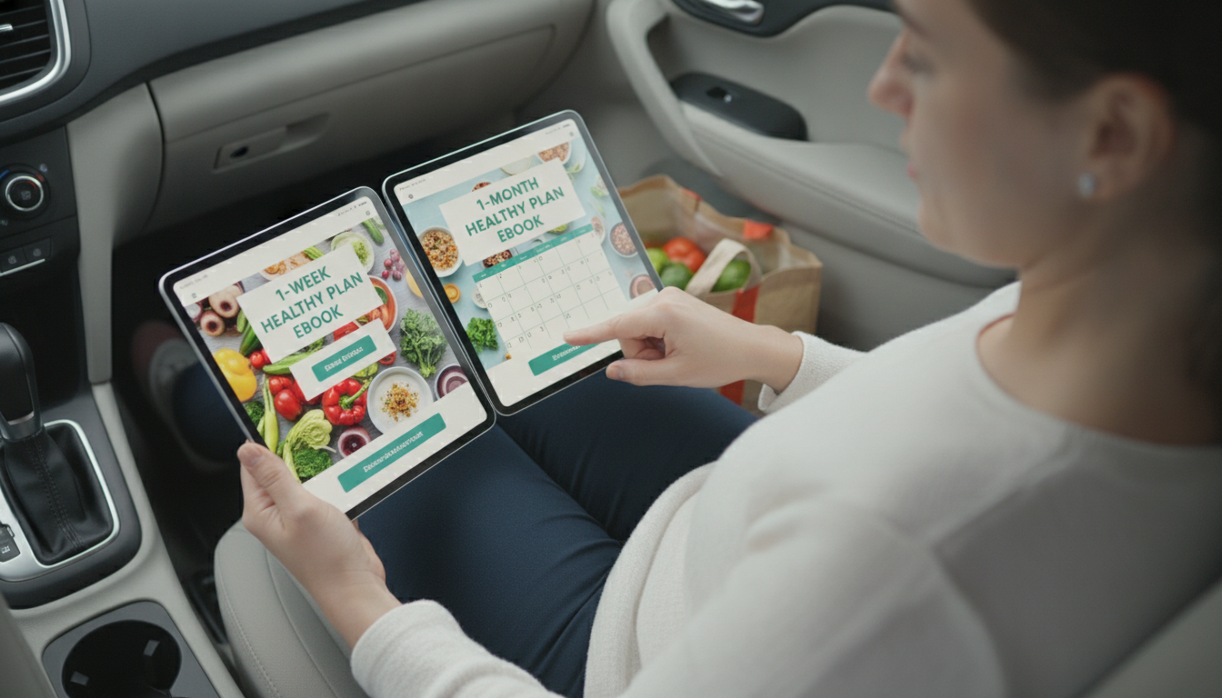 1-Week vs 1-Month Healthy Meal Plan Ebook: How to Pick